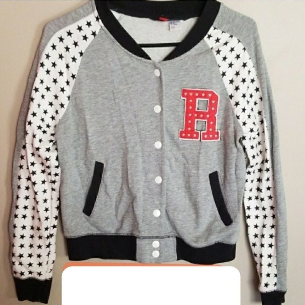 Cute H&M "R" Letter Jacket